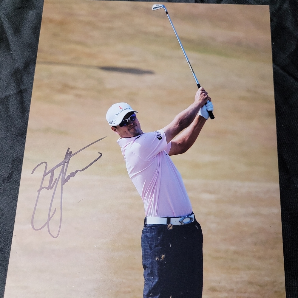 Zach Johnson 2007 PGA Tour Masters Champion Autograph Photo